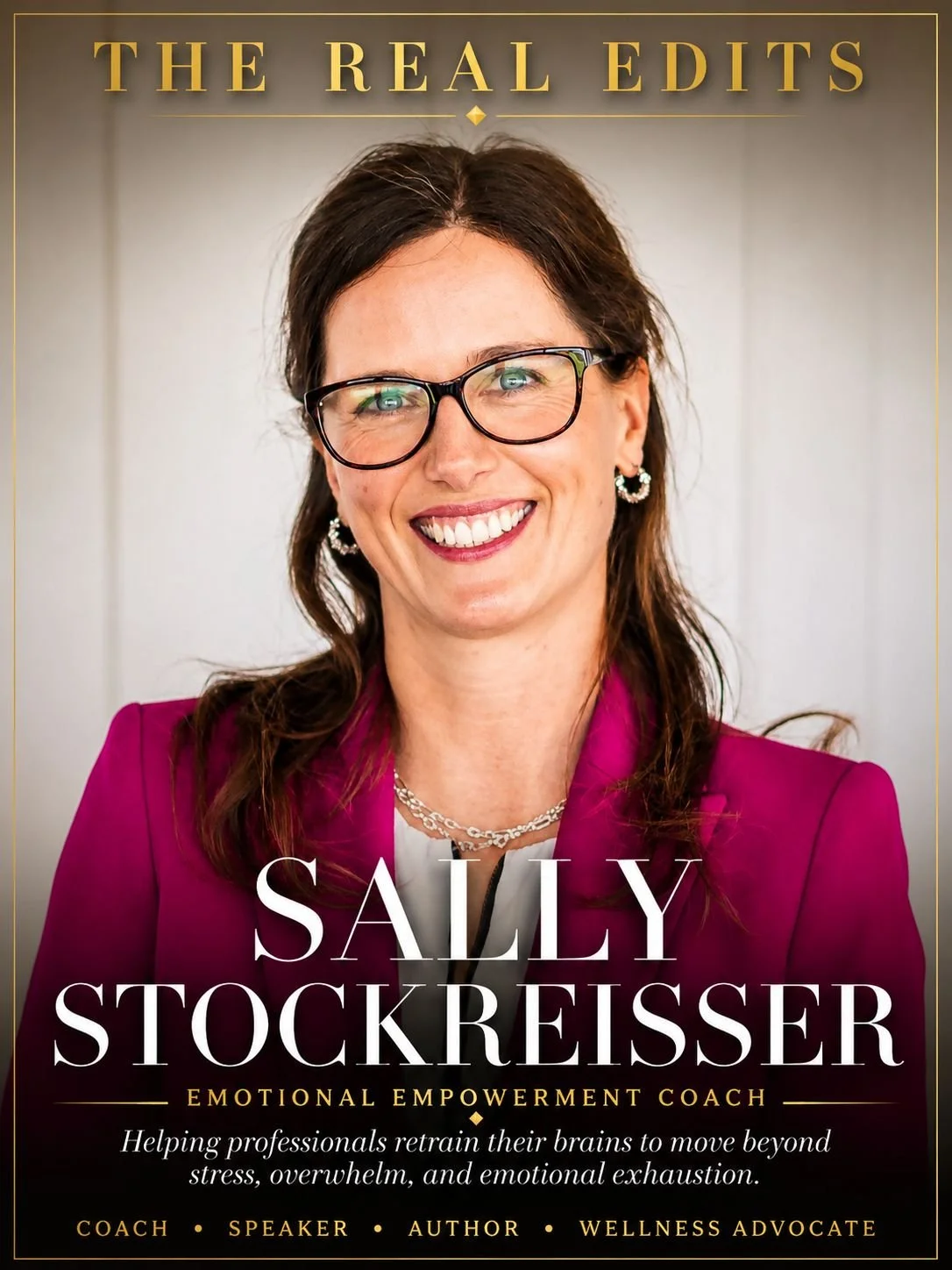The Real Edits cover featuring Sally Stockreisser